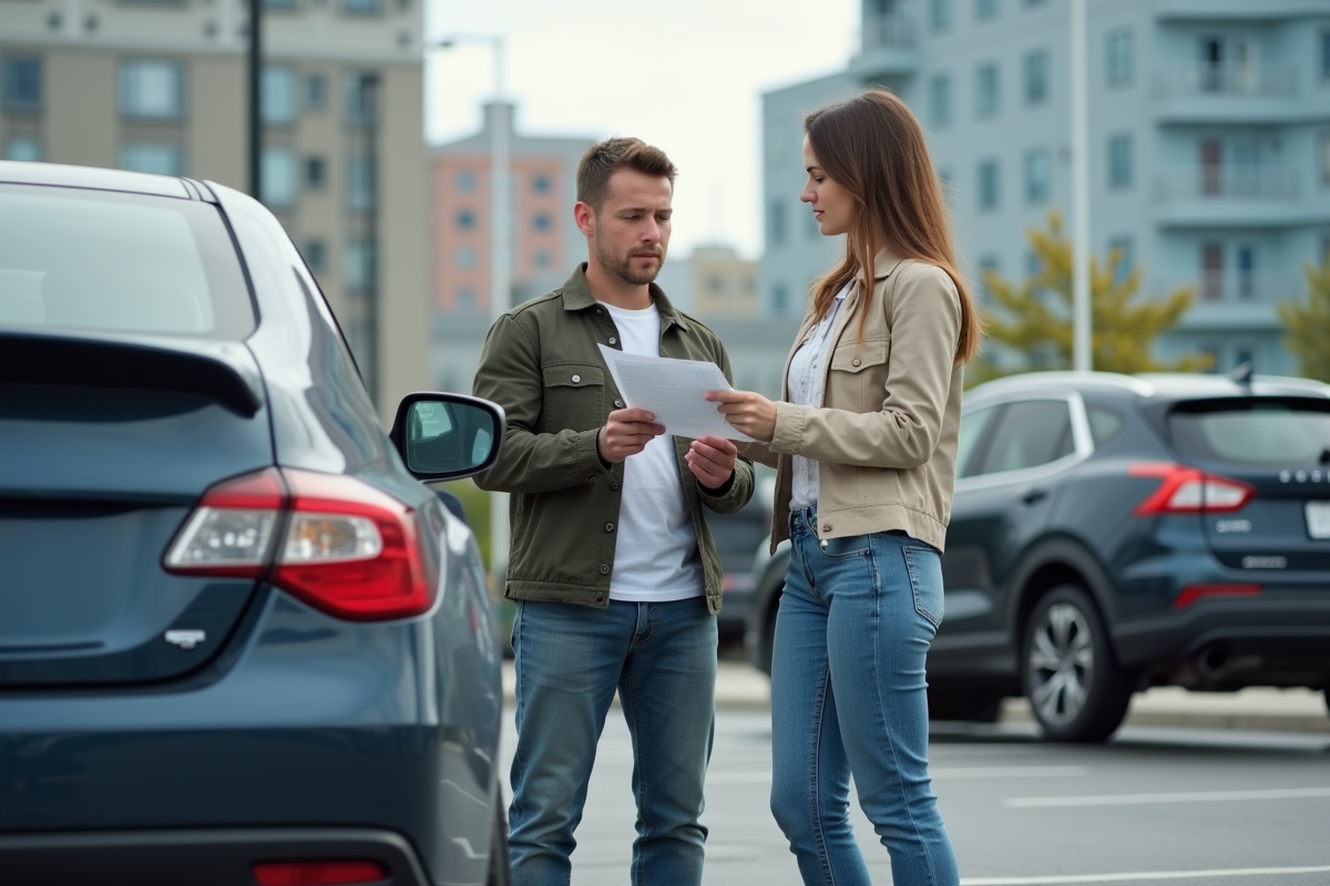 Jeune femme discutant d
