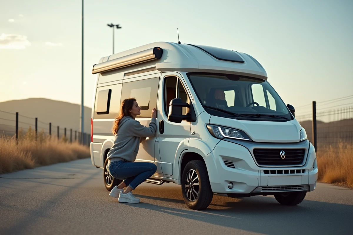 Jeune femme regardant à travers la fenêtre d